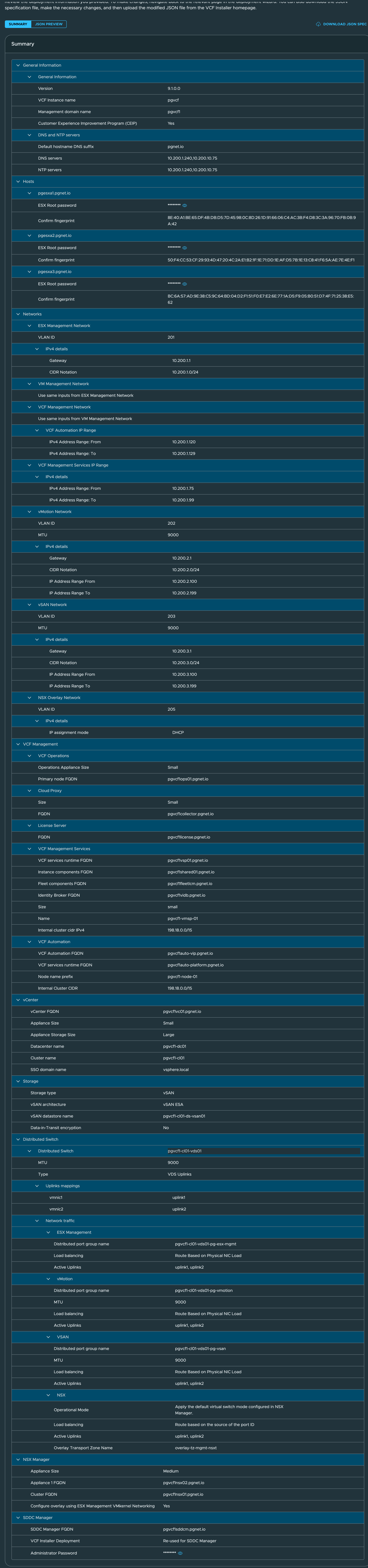 Deploy — Review summary