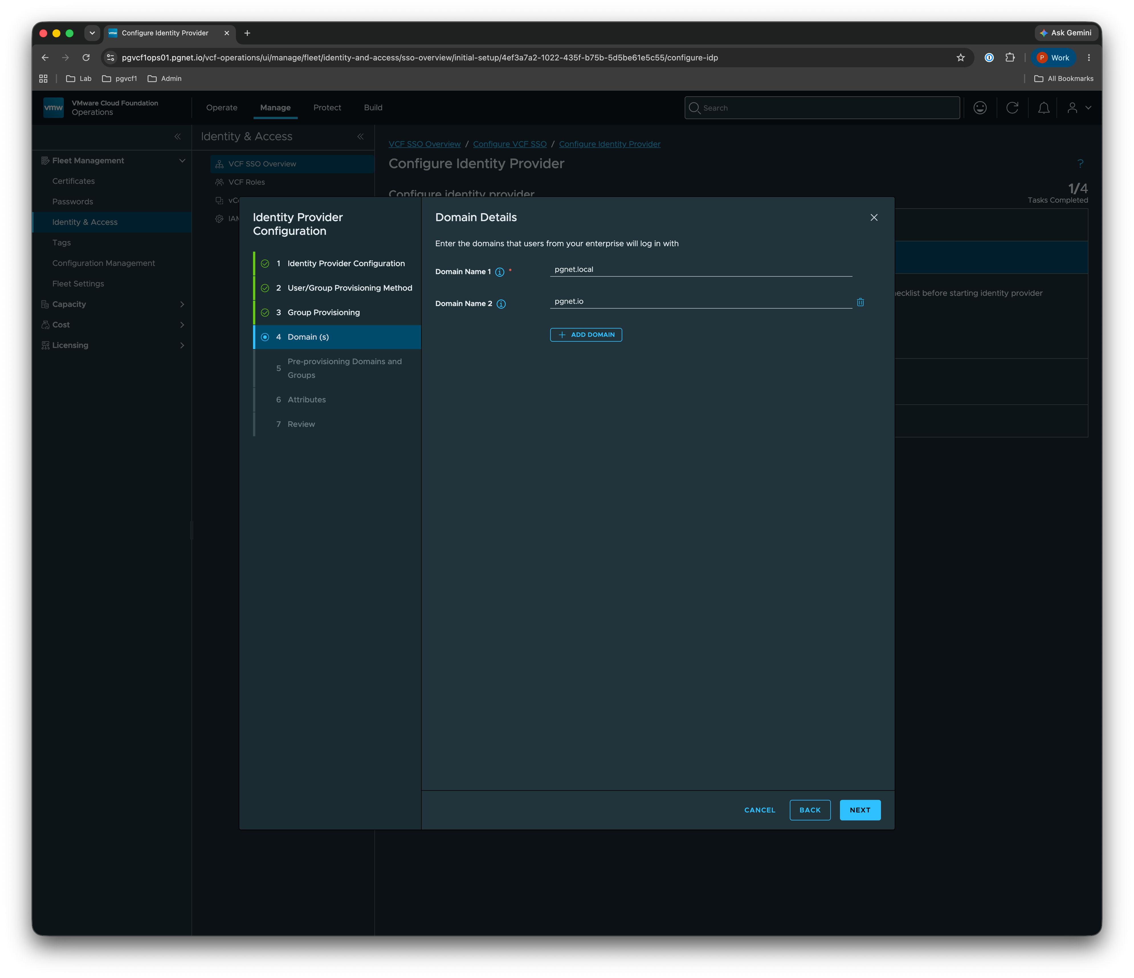 Domain Details — pgnet.local and pgnet.io
